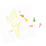 Rainbow Scoops kleurpotloden en geparfumeerde gum