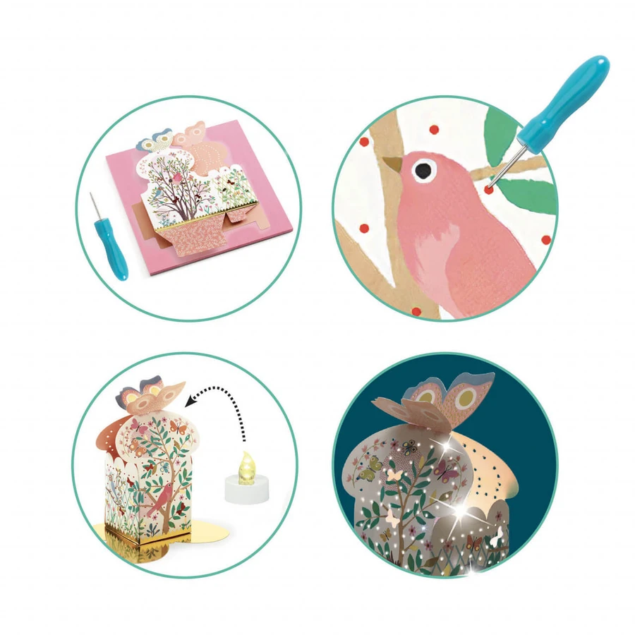 DIY Djeco Set, katachtige-kijklamp
