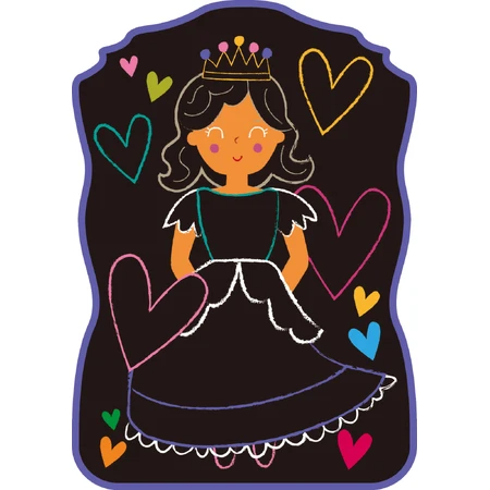 Tragbares Kreidezeichen-Set, Haku Yoka - Dress up Princess