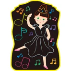 Tragbares Kreidezeichen-Set, Haku Yoka - Dress up Princess