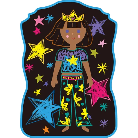 Tragbares Kreidezeichen-Set, Haku Yoka - Dress up Princess