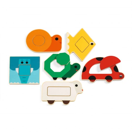 Educatief Speelgoed Puzzel duobasic Djeco