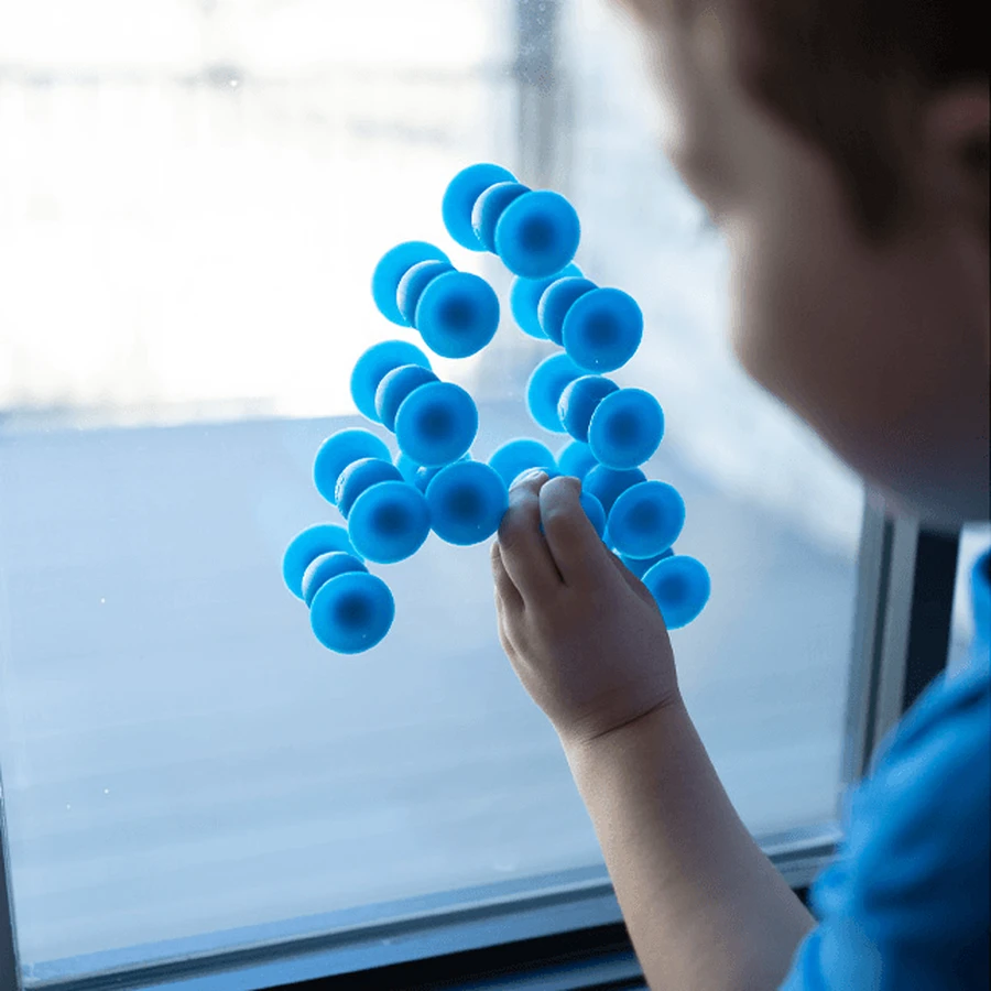 Squigz Starter - 22-teiliges Bauset mit Saugnäpfen