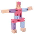 Logicaspel 3D puzzel Paars beeldje