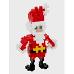 Juego de construcción Plus-Plus, tubo 100 piezas, Papá Noel