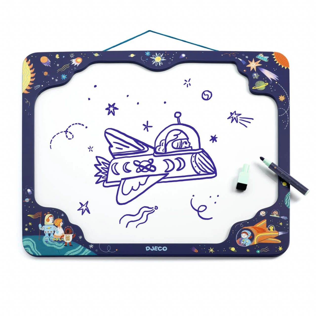 Decoratief schrijfbord Space model, Djeco