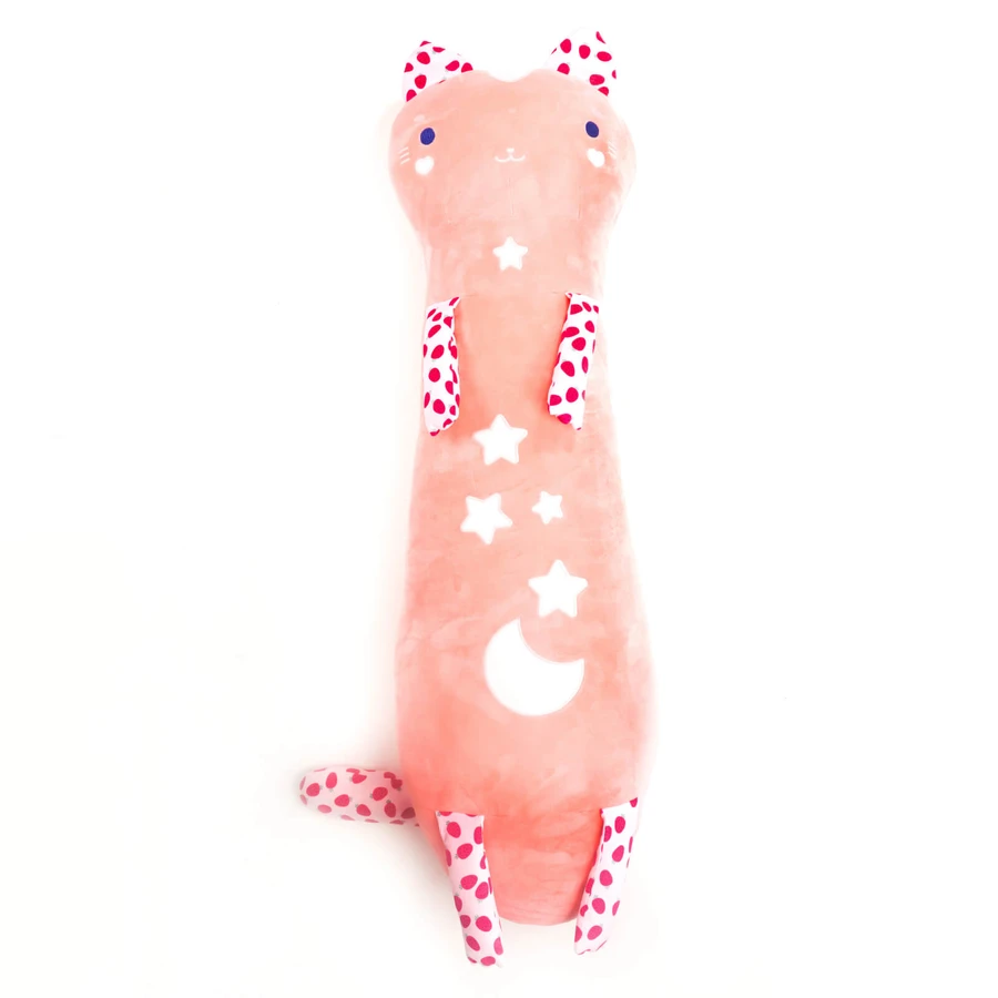 Pluș Momomi Takai – 120 cm, Pisicuță stil kawaii