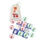 Juego de tres en raya de madera para las fiestas, Orange Tree Toys