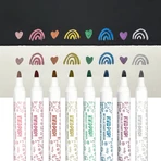 Crayones de pintura Vivid Pop! - set de 8, metalizados