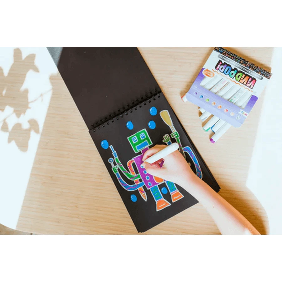 Crayones de pintura Vivid Pop! - set de 8, metalizados