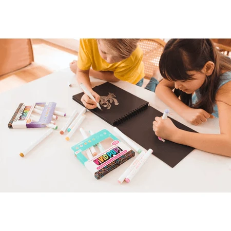 Crayones de pintura Vivid Pop! - set de 8, metalizados