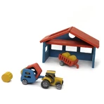 Juego de construcción Granja con tractor Nathan, juguetes Croc