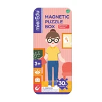 Magnetic puzzle in metal box, matching and association game - Educators