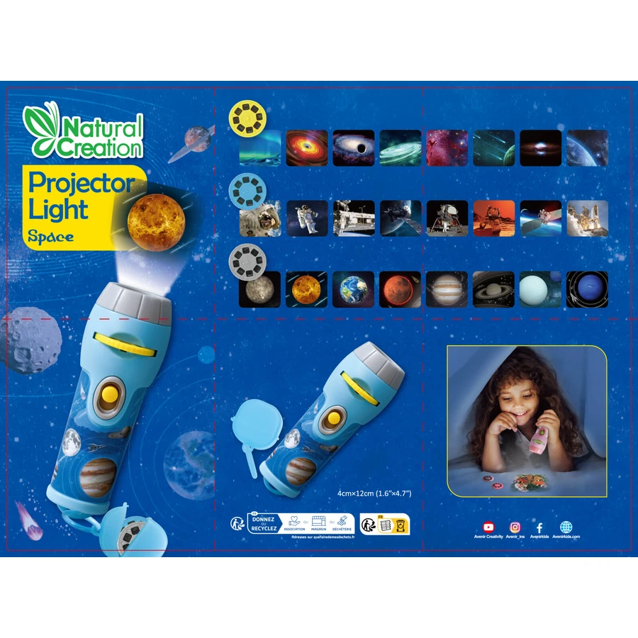 Mini Projector Natural Creations collection - Space