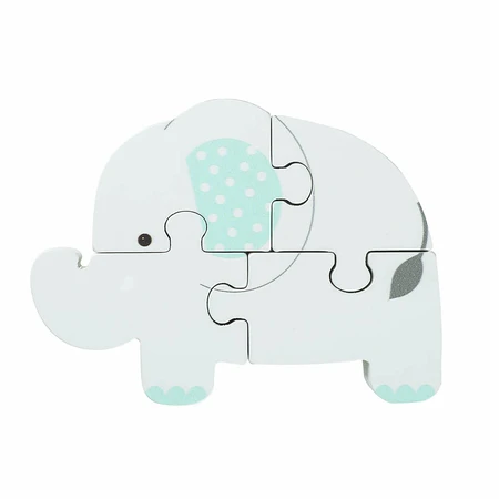 Elefantenpuzzle aus Holz, Orange Tree Toys