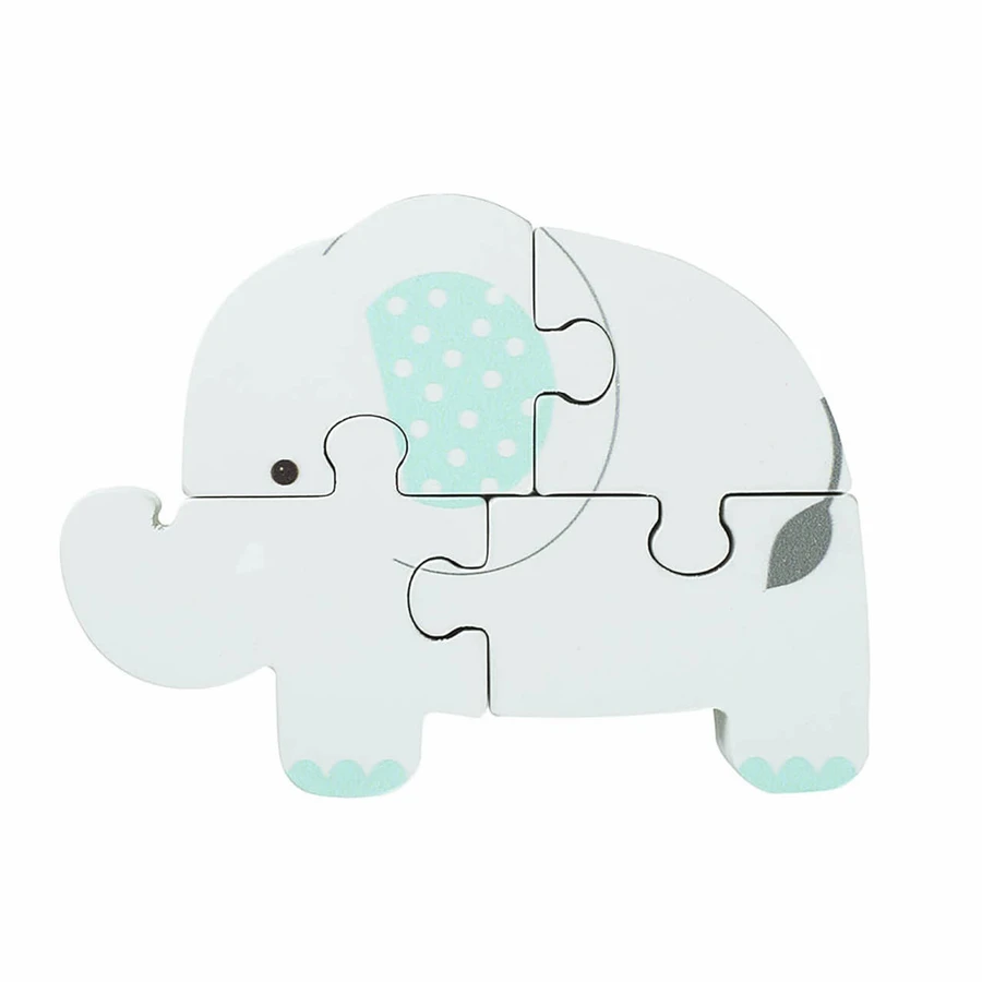 Elefantenpuzzle aus Holz, Orange Tree Toys