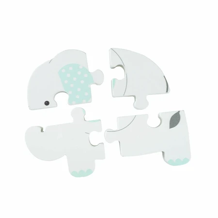 Elefantenpuzzle aus Holz, Orange Tree Toys