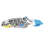 Kit STEM The Big Engineering Set, Gigo Toys