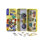 Magnetische puzzel in metalen doos, bijpassend spel - Trucks