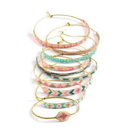 Djeco beaded bracelet making workshop