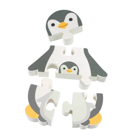 Houten pinguïnpuzzel, Oranjeboom Speelgoed