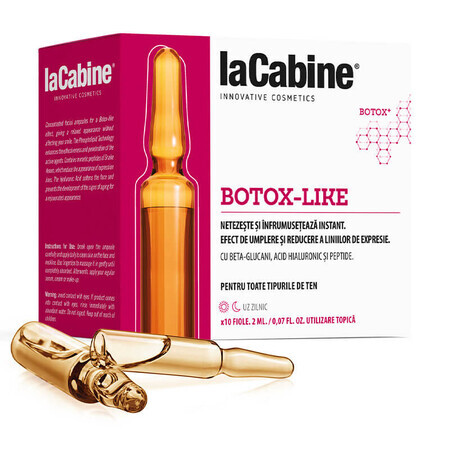 LA CABINE - BOTOX LIKE Haut Ampullen 10 x 2 ml