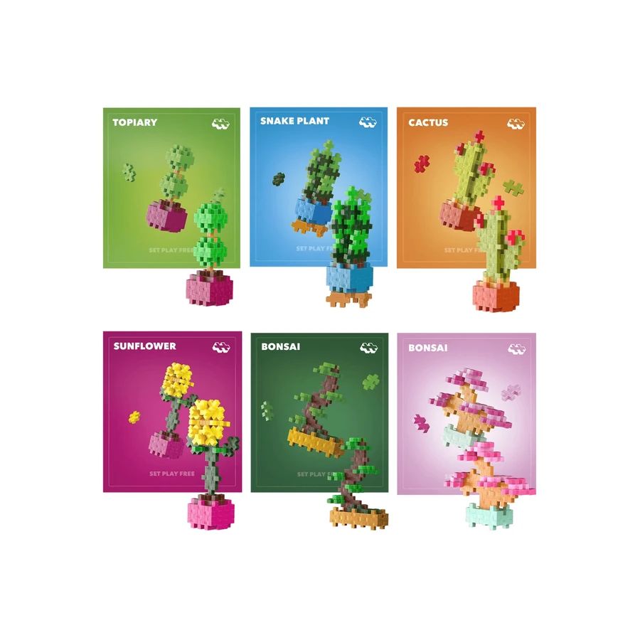 Jeu de construction Plus-Plus, PLANTES