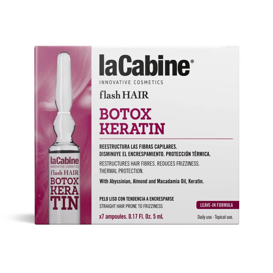 LA CABINE - FH BOTOX KERATIN hair vials 7X5 ml