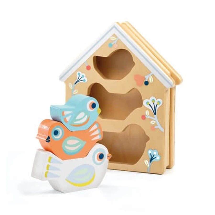 Juguete de madera Djeco, BabyBirdi