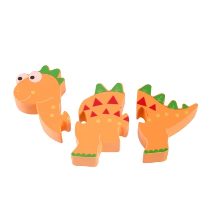 Houten dinosaurus puzzel - Diplodocus, Orange Tree Toys