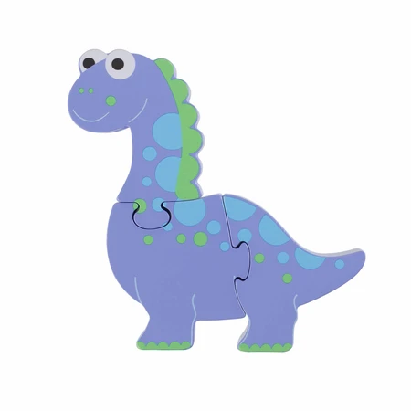 Houten dinosaurus puzzel - Diplodocus, Orange Tree Toys