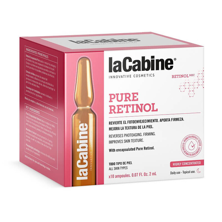 LA CABINE - PURE RETINOL huidampullen 10 x 2 ml