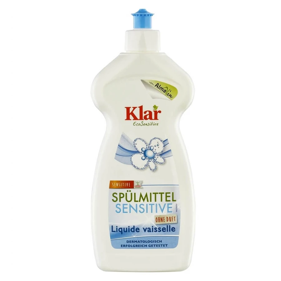Organic dishwashing detergent Sensitive Klar, 500 ml, AlmaWin