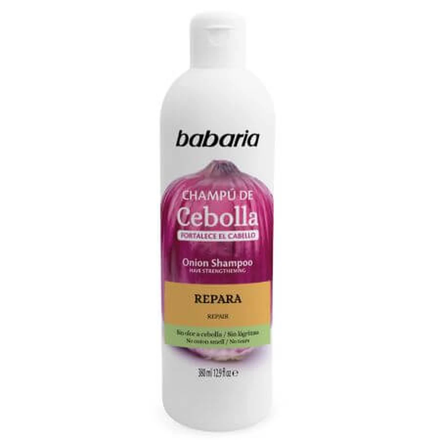 Sampon reparator cu extract de ceapa pentru fortifierea parului, 380 ml, Babaria