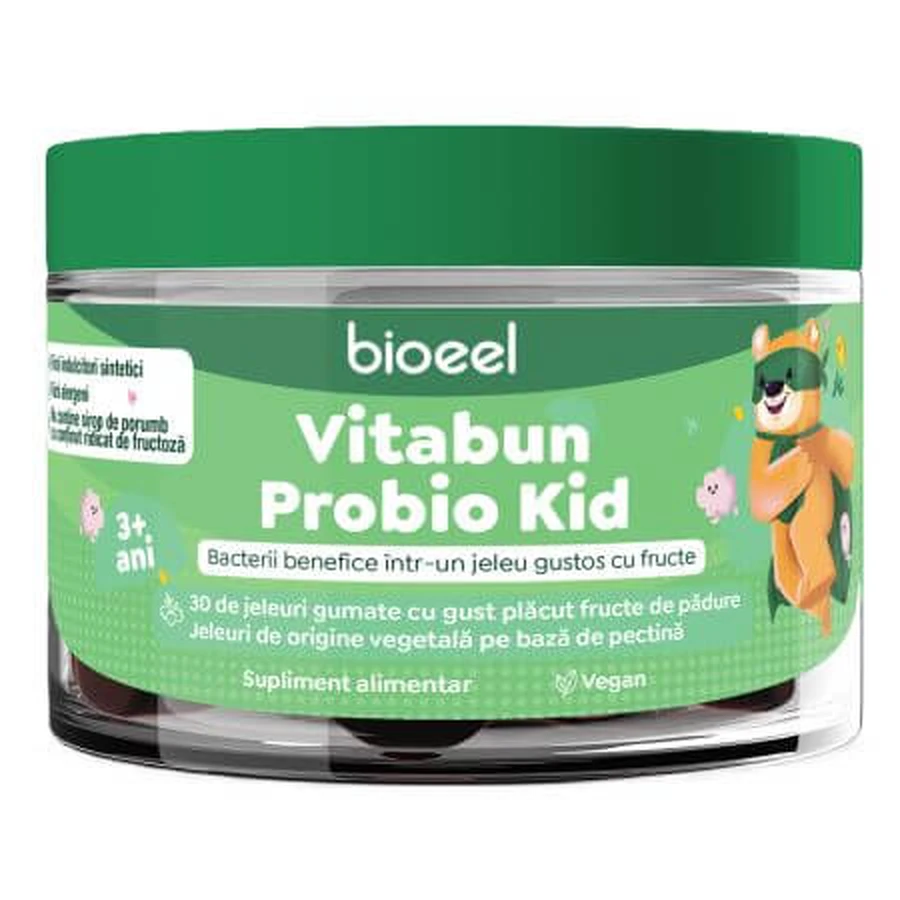 Vitabun Probio Kid, 30 Gelees, Bioeel