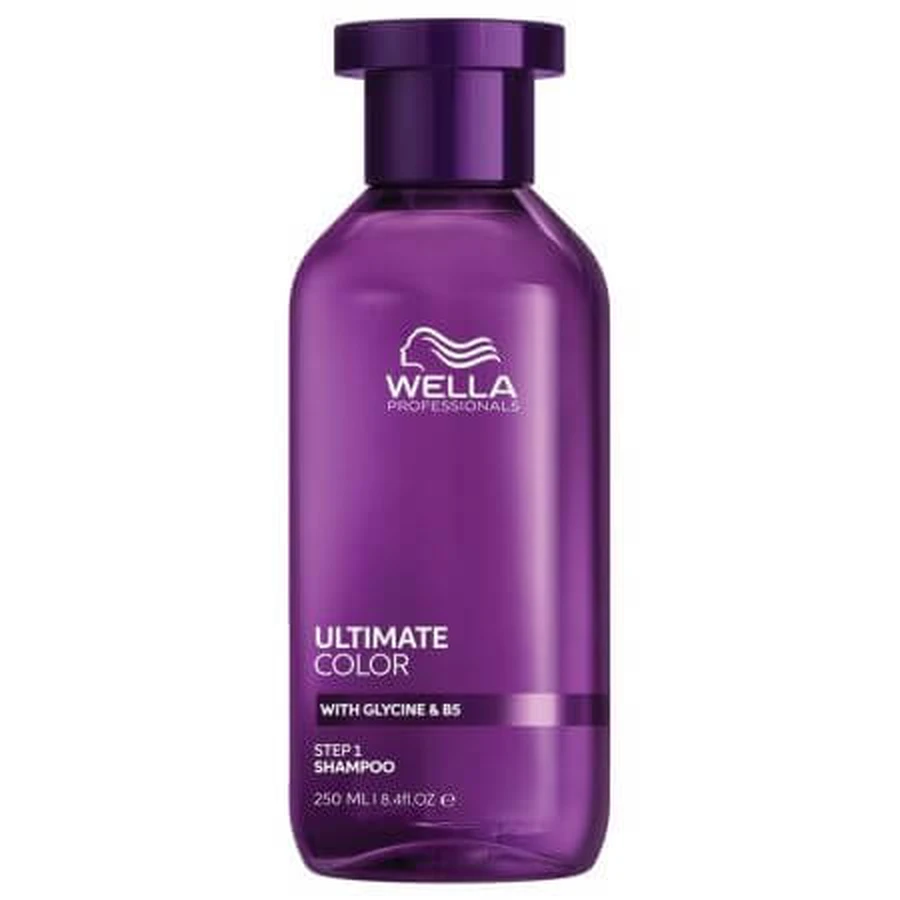Shampoo voor gekleurd haar met glycine en B5 Ultimate Color, 250 ml, Wella Professionals