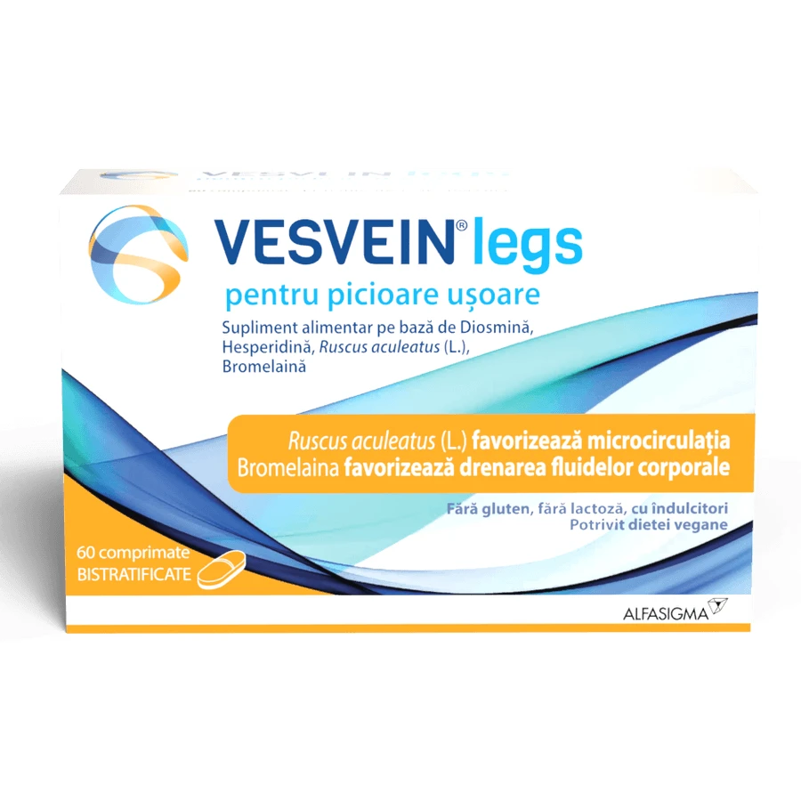 Vesvein Piernas, 60 comprimidos, Alfasigma