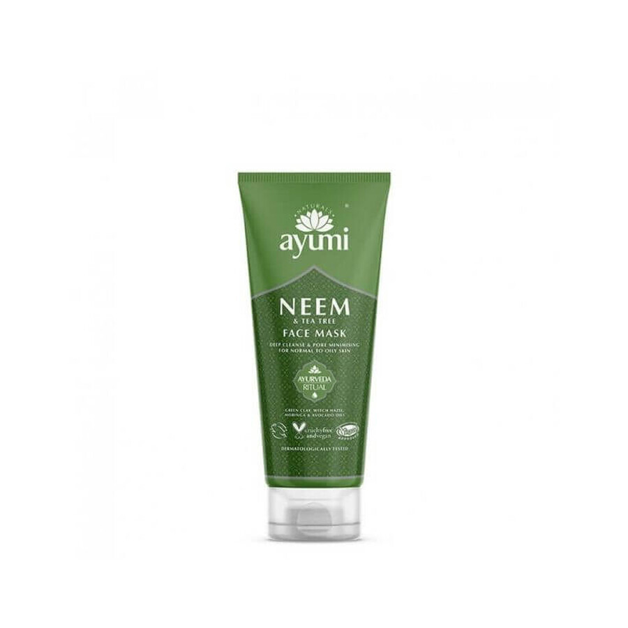 Neem en Tea Tree Gezichtsmasker x 100ml, Ayumi