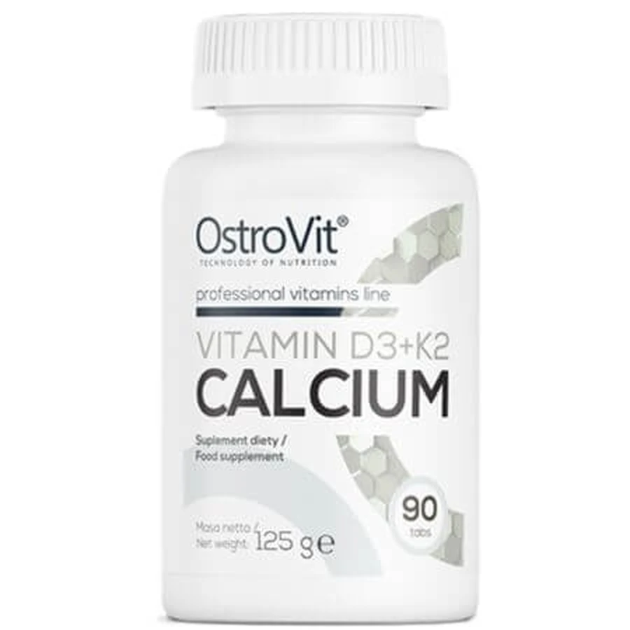D3 + K2 + Calcio, 90 comprimidos, OstroVit