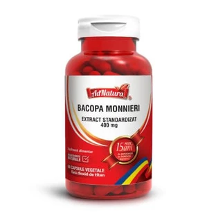 Bacopa monnieri, 400 mg, 60 Kapseln, AdNatura