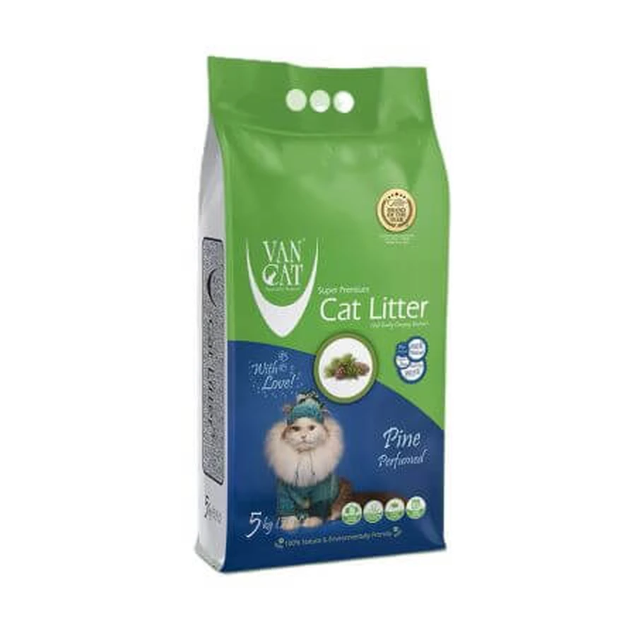 Compact Pine Litter Sand, 5000 g, Vancat