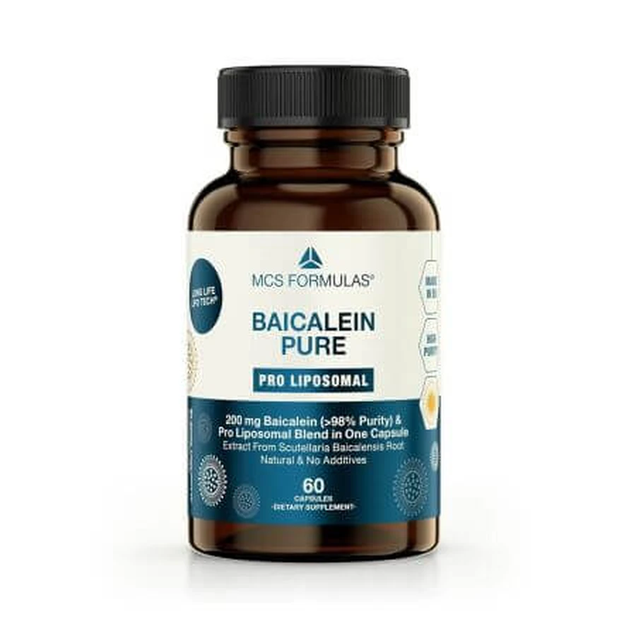 Baicalein Pure Pro Liposomal, 60 capsule, Geneceutica