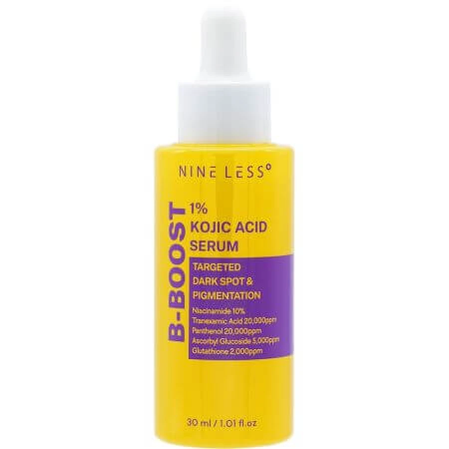 Gezichtsserum met 1% Kojic Acid B-Boost, 30 ml, Nine Less