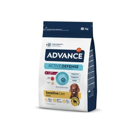 Droogvoer met lam en rijst voor honden Sensitive Care Active Defense, 3 kg, Advance Veterinary Diets