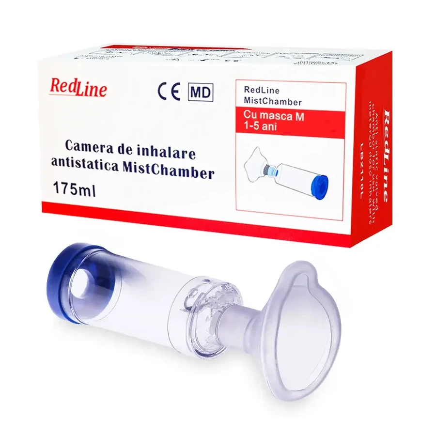 Antistatische inhalatiekamer voor kinderen van 1-5 jaar MistChamber, RedLine