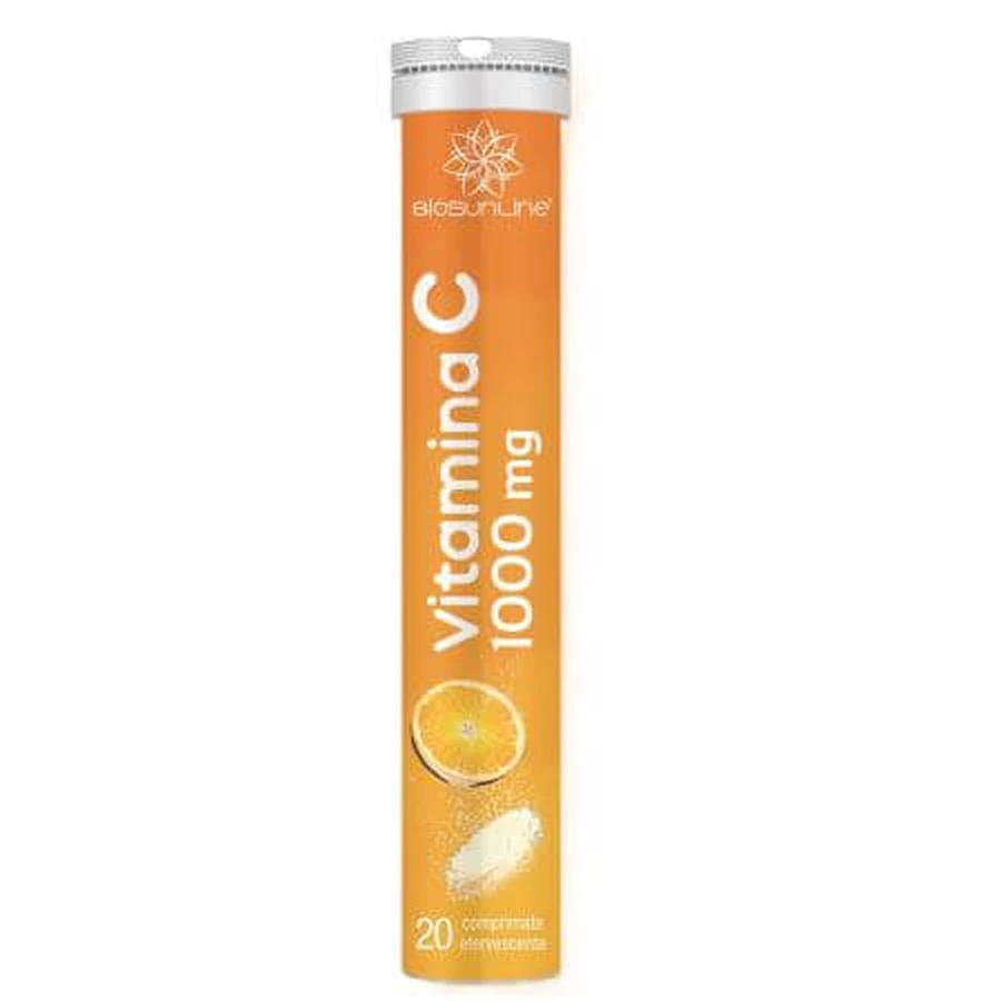 Vitamine C, 1000 mg, 20 bruistabletten, BioSunLine