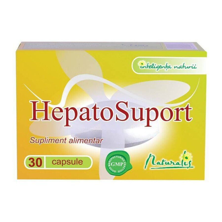 HepatoSuport, 30 capsule, Naturalis