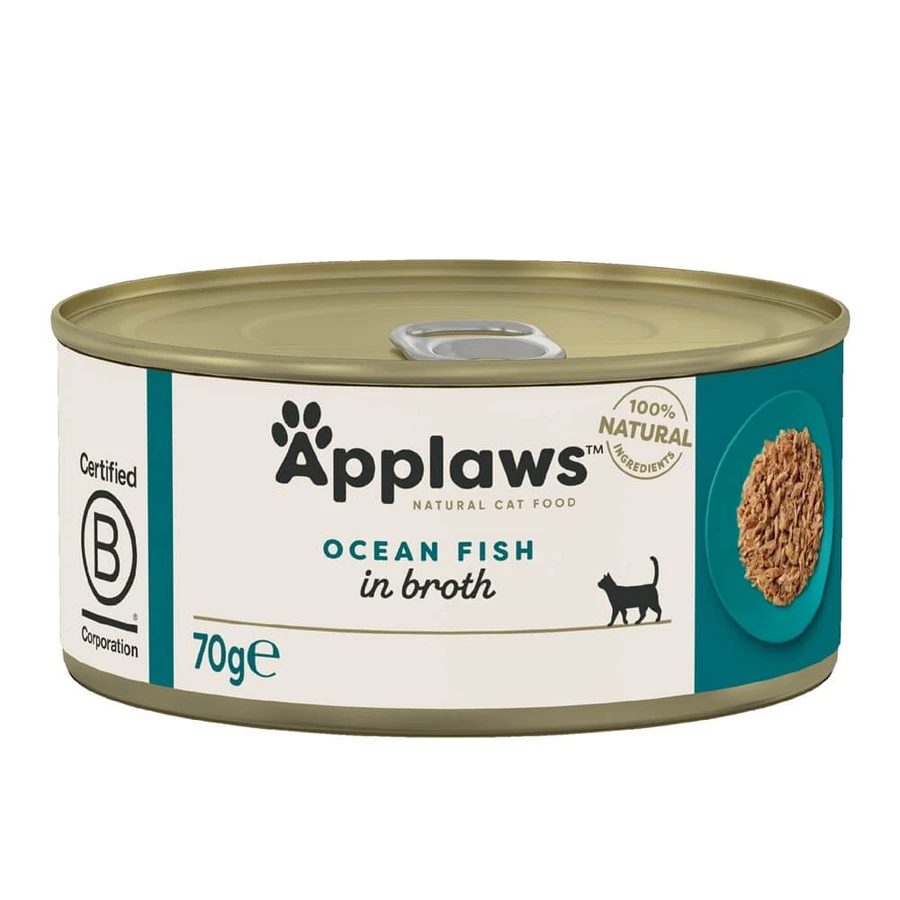 Comida húmeda para gatos con pescado del océano, 70 g, Applaws