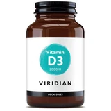 Vitamin D3 2000 IU, 60 Kapseln, Viridian