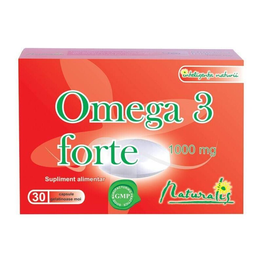 Omega 3 forte 1000 mg x 30 cps.gelat., Naturalis